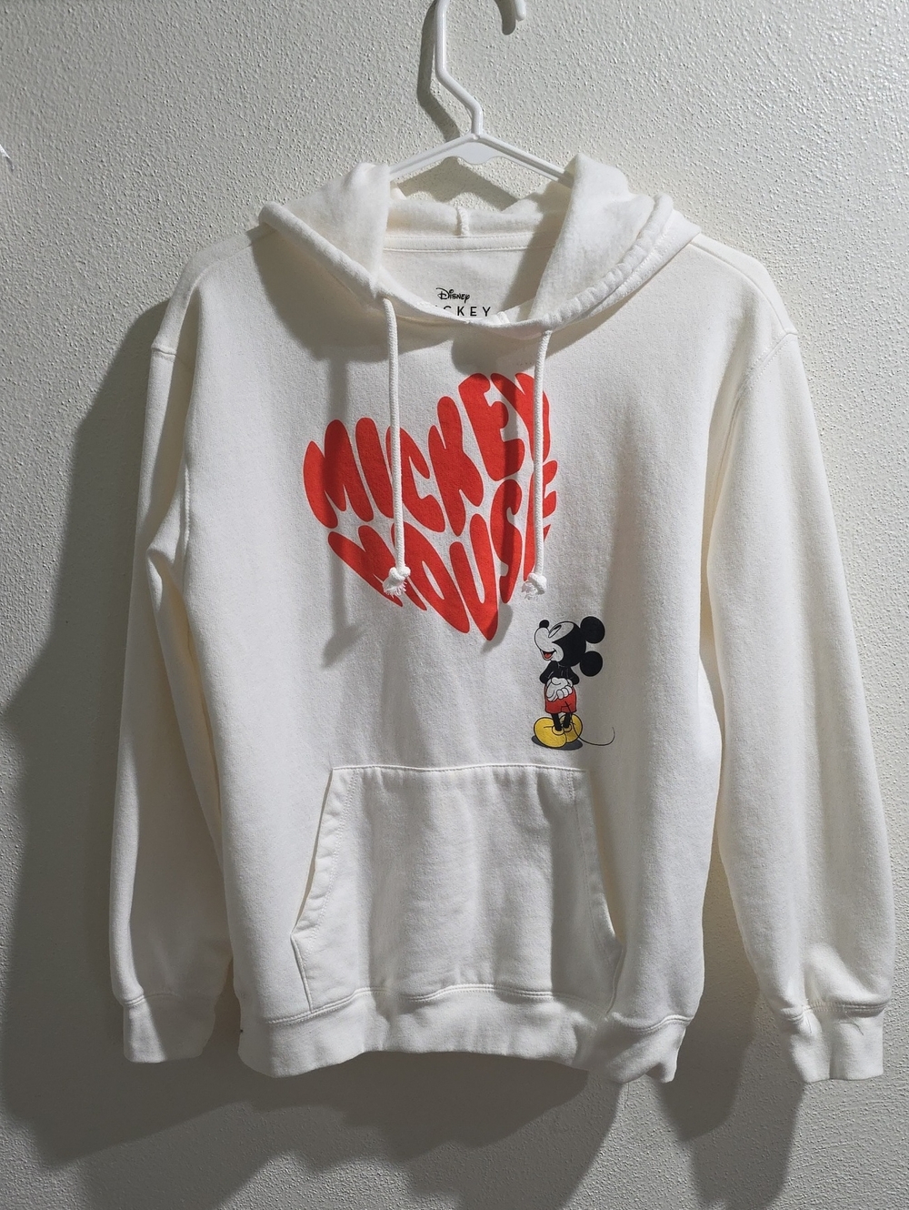 Disney Mickey Mouse Hooded Soft Sweatshirt With Kangaroo Pocket